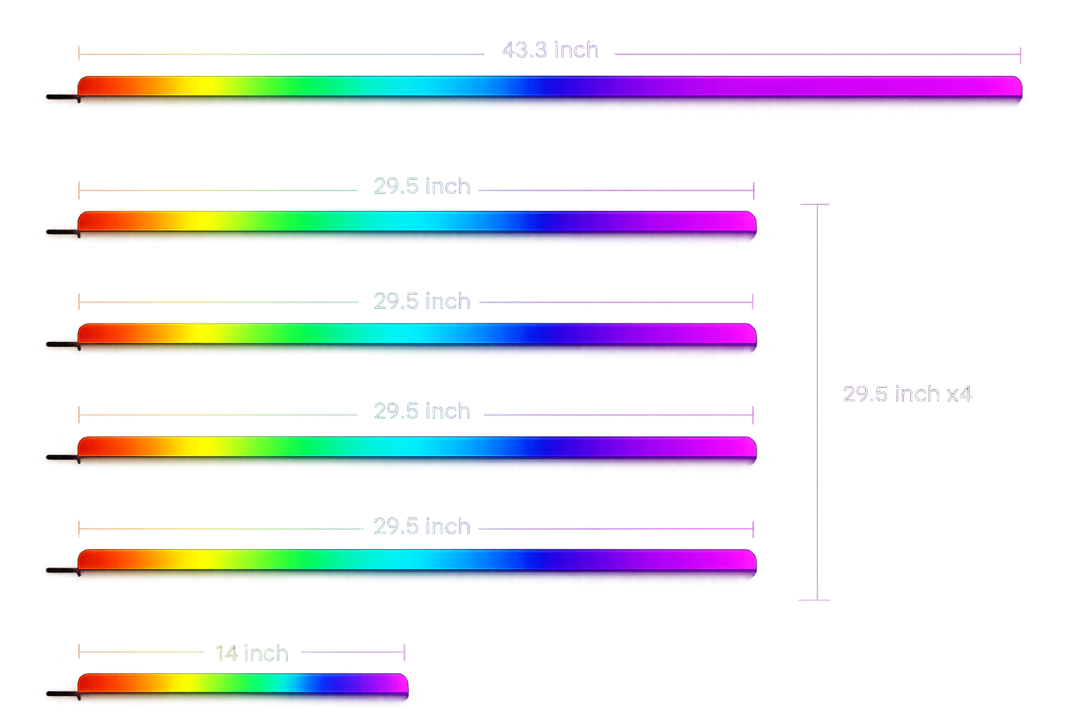 Acrylic Car LED Kit
