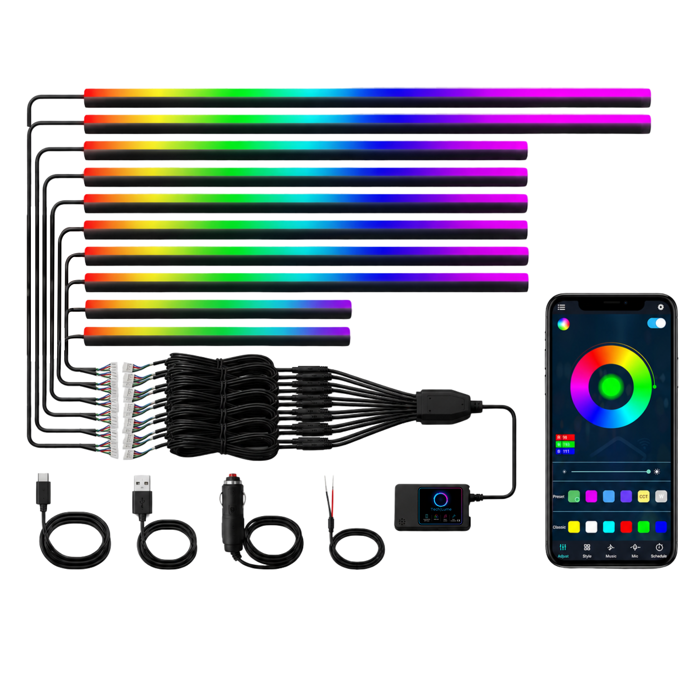 Lume 10 Acrylic LED Kit